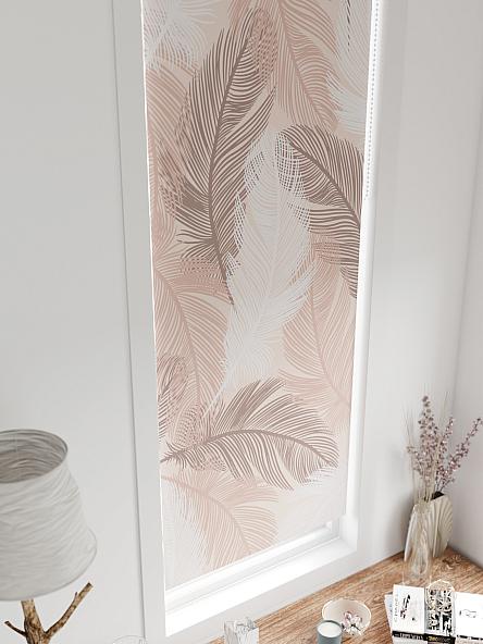 Рулонная штора для кухни для детской Плутея - 572 - ширина 52 см - фото 4