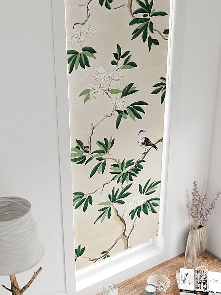 Рулонная штора для кухни для детской Плутея - 576 - ширина 52 см - фото 4