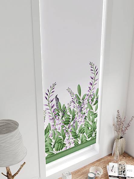 Рулонная штора для кухни для детской Плутея - 581 - ширина 52 см - фото 4