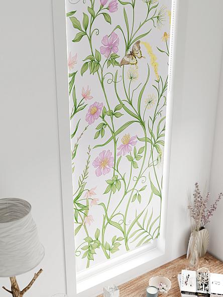 Рулонная штора для кухни для детской Плутея - 583 - ширина 52 см - фото 4