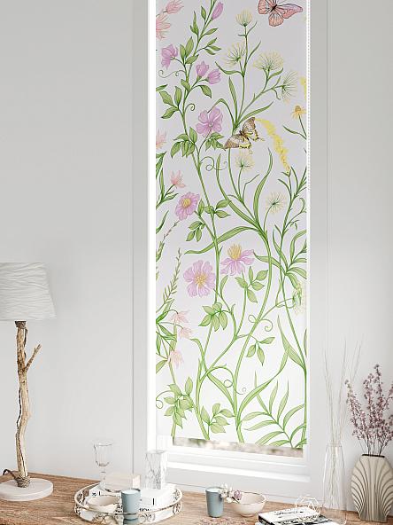 Рулонная штора для кухни для детской Плутея - 583 - ширина 52 см - фото 5