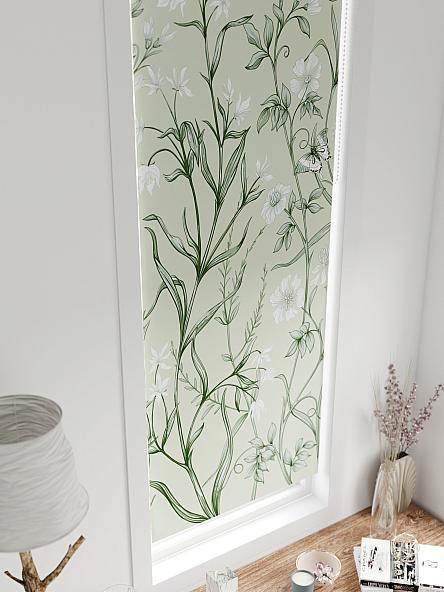 Рулонная штора для кухни для детской Плутея - 584 - ширина 52 см - фото 4