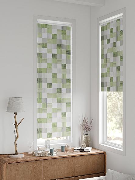 Рулонная штора для кухни для детской Плутея - 590 - ширина 52 см - фото 2