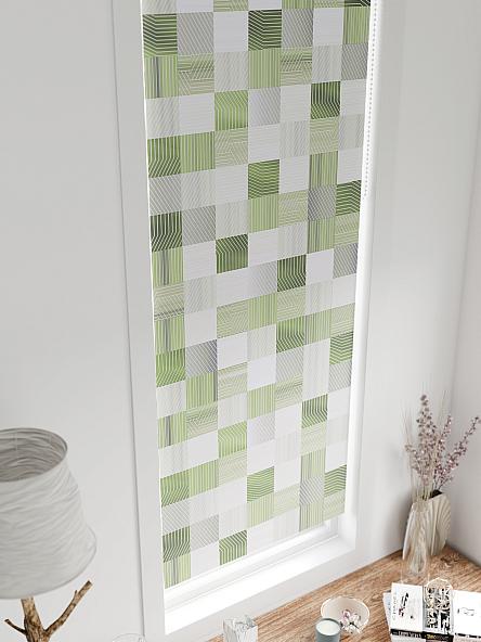 Рулонная штора для кухни для детской Плутея - 590 - ширина 52 см - фото 4