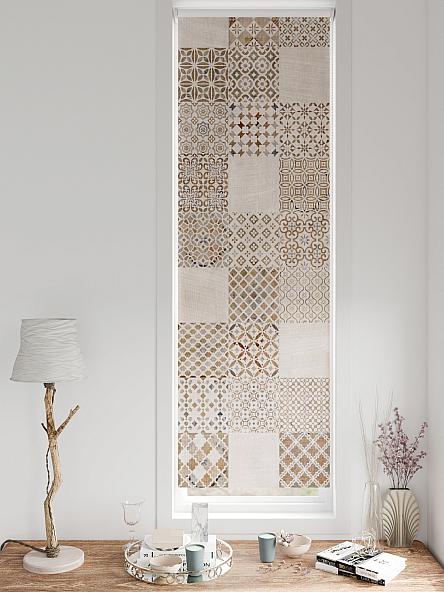 Рулонная штора для кухни для детской Плутея - 594 - ширина 52 см - фото 3