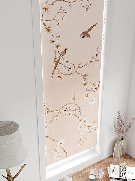 Рулонная штора для кухни для детской Плутея - 605 - ширина 52 см - фото 4