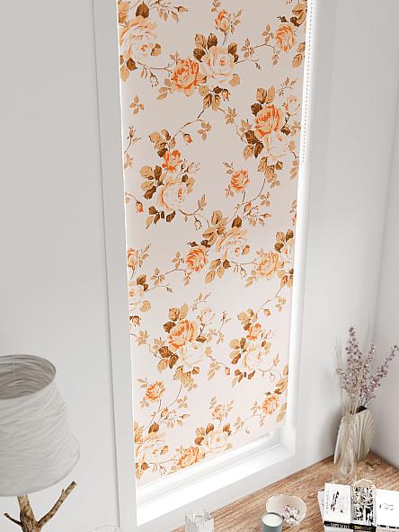 Рулонная штора для кухни для детской Плутея - 607 - ширина 52 см - фото 4