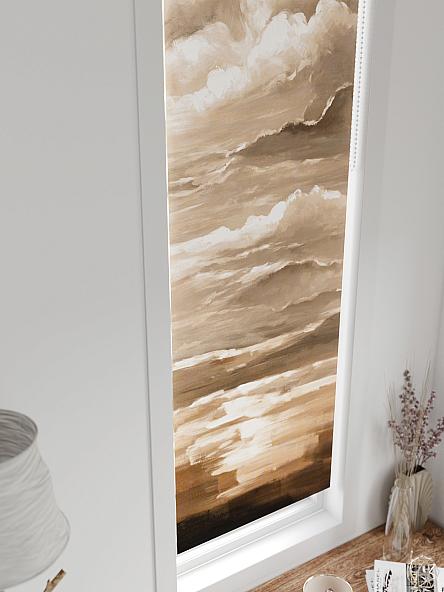 Рулонная штора для кухни для детской Анзара - 569 - 47см - фото 4