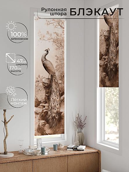 Рулонная штора для кухни для детской Анзара - 580 - 47см