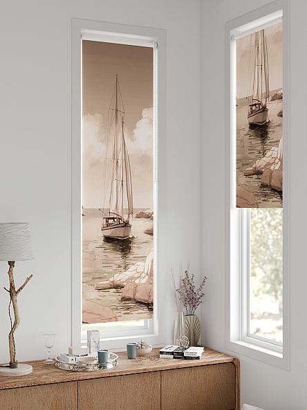 Рулонная штора для кухни для детской Анзара - 584 - 47см - фото 2