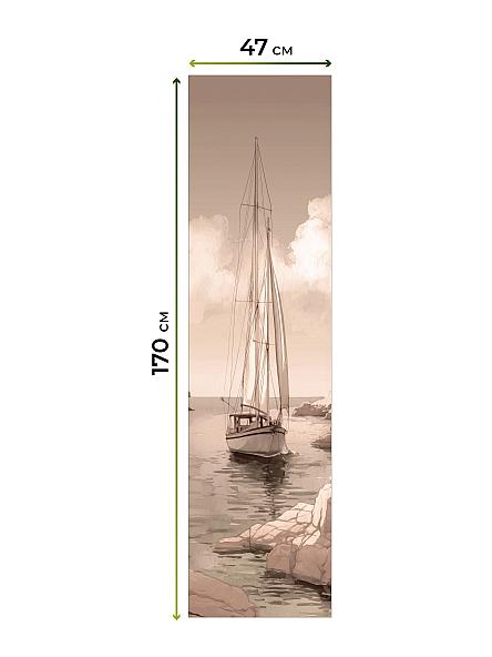 Рулонная штора для кухни для детской Анзара - 584 - 47см - фото 7