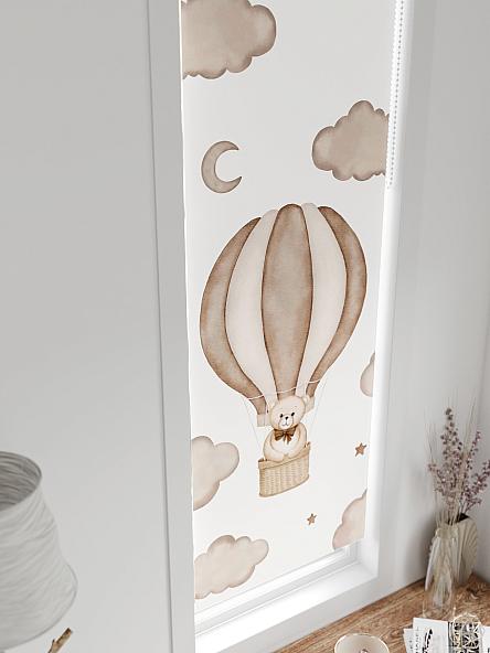 Рулонная штора для кухни для детской Анзара - 585 - 47см - фото 4