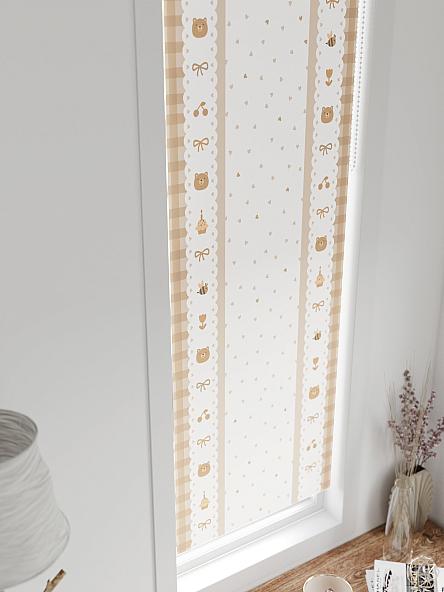 Рулонная штора для кухни для детской Анзара - 586 - 47см - фото 4