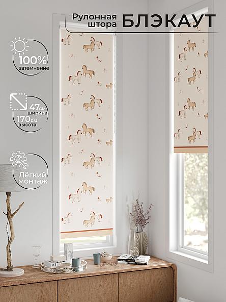 Рулонная штора для кухни для детской Анзара - 588 - 47см