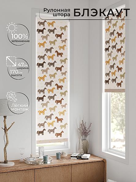 Рулонная штора для кухни для детской Анзара - 589 - 47см