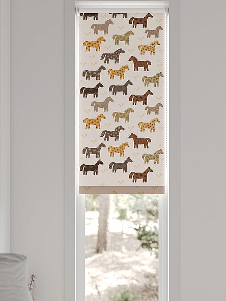 Рулонная штора для кухни для детской Анзара - 589 - 47см - фото 6