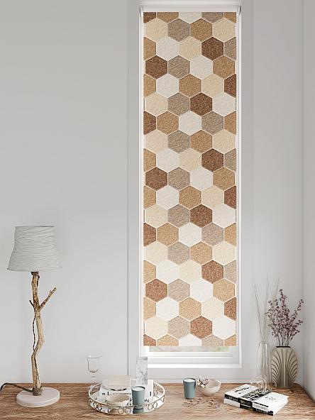 Рулонная штора для кухни для детской Анзара - 590 - 47см - фото 3