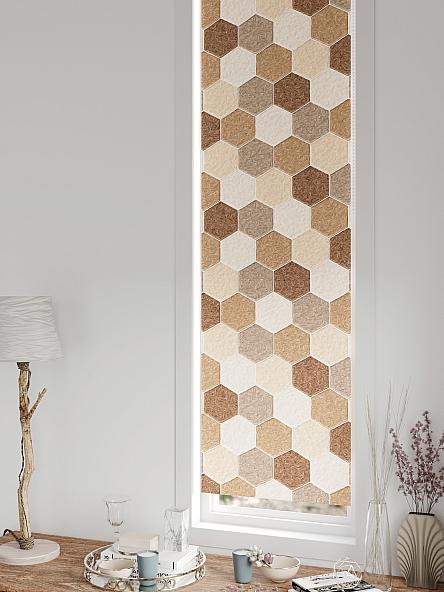 Рулонная штора для кухни для детской Анзара - 590 - 47см - фото 5