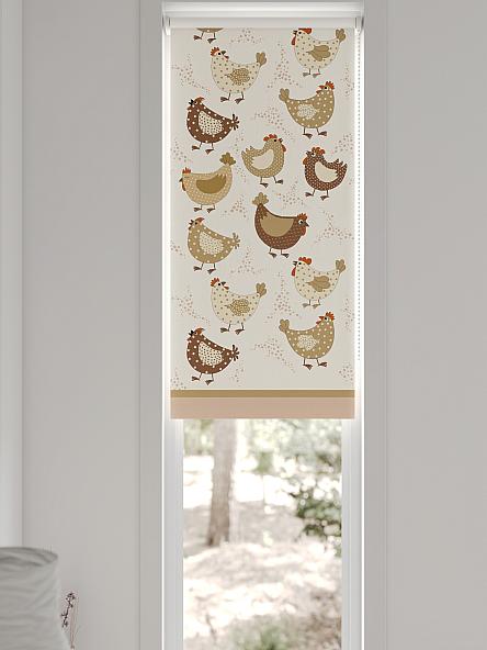 Рулонная штора для кухни для детской Анзара - 591 - 47см - фото 6