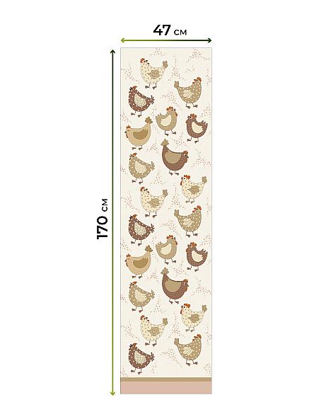 Рулонная штора для кухни для детской Анзара - 591 - 47см - фото 7