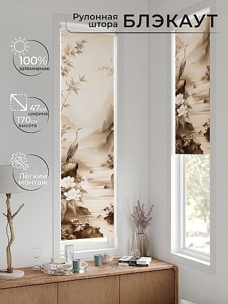 Рулонная штора для кухни для детской Анзара - 597 - 47см