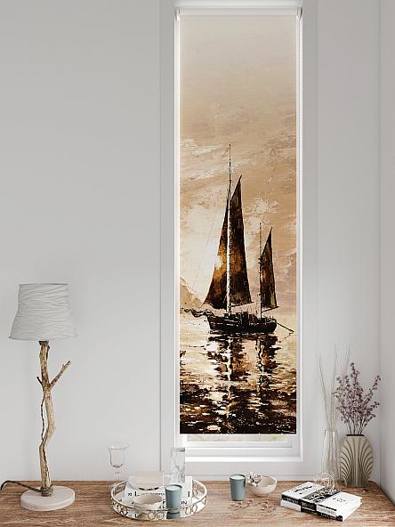 Рулонная штора для кухни для детской Анзара - 603 - 47см - фото 3