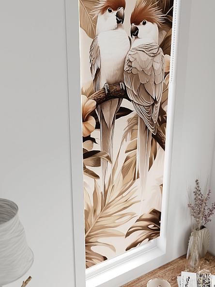 Рулонная штора для кухни для детской Анзара - 607 - 47см - фото 4