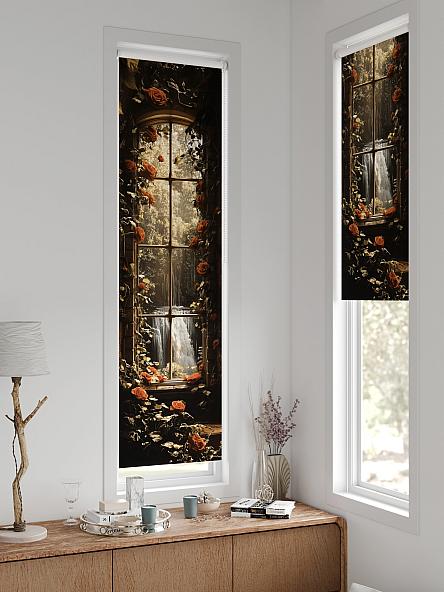 Рулонная штора для кухни для детской Анзара - 610 - 47см - фото 2