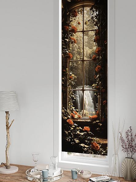 Рулонная штора для кухни для детской Анзара - 610 - 47см - фото 5