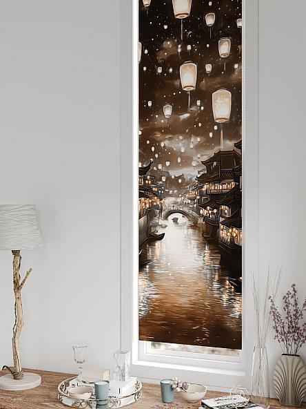 Рулонная штора для кухни для детской Анзара - 611 - 47см - фото 5