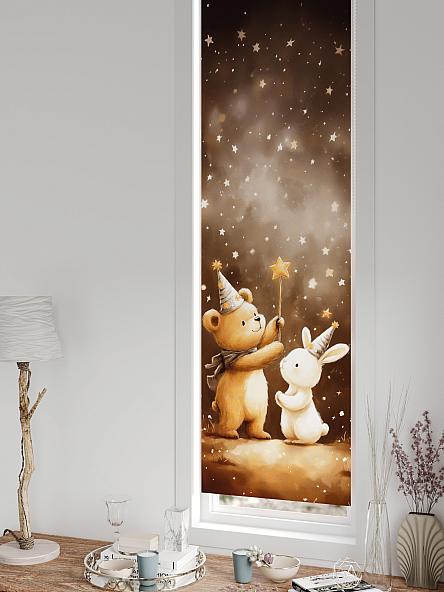 Рулонная штора для кухни для детской Анзара - 616 - 47см - фото 5