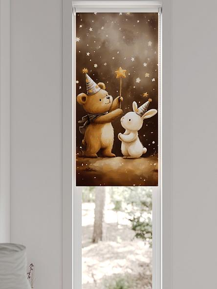 Рулонная штора для кухни для детской Анзара - 616 - 47см - фото 6