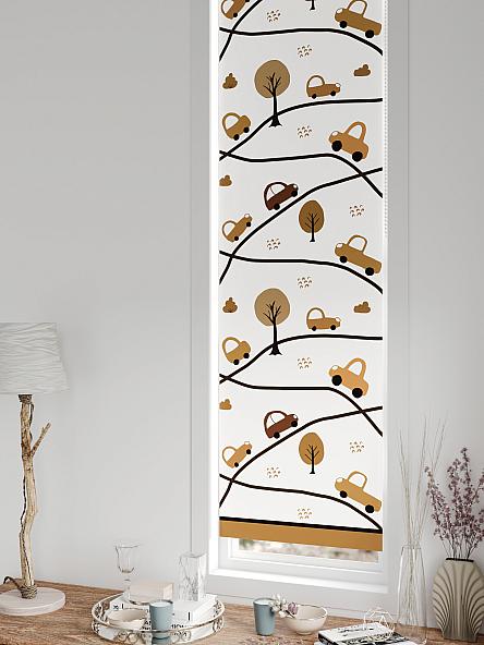 Рулонная штора для кухни для детской Анзара - 618 - 47см - фото 5