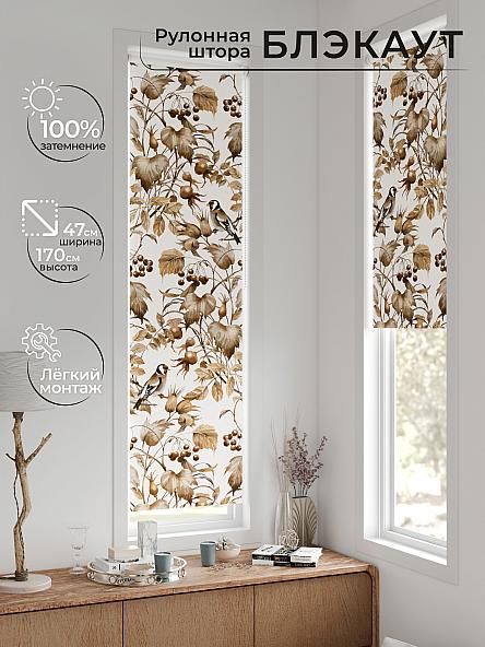 Рулонная штора для кухни для детской Анзара - 620 - 47см