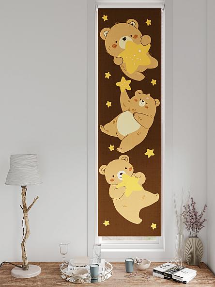 Рулонная штора для кухни для детской Анзара - 621 - 47см - фото 3