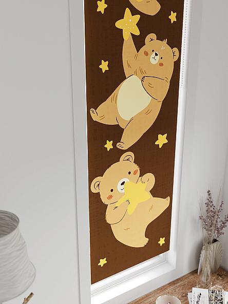 Рулонная штора для кухни для детской Анзара - 621 - 47см - фото 4