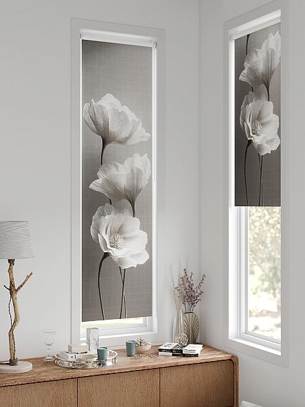 Рулонная штора для кухни для детской Анзара - 636 - 47см - фото 2