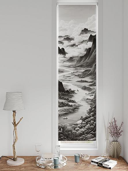 Рулонная штора для кухни для детской Анзара - 640 - 47см - фото 3