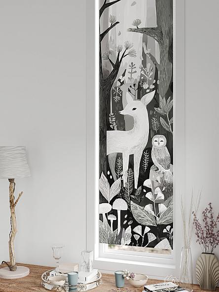 Рулонная штора для кухни для детской Анзара - 645 - 47см - фото 5