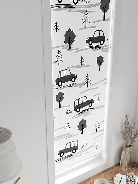 Рулонная штора для кухни для детской Анзара - 647 - 47см - фото 4