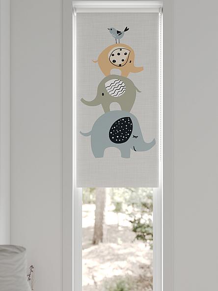 Рулонная штора для кухни для детской Анзара - 648 - 47см - фото 6