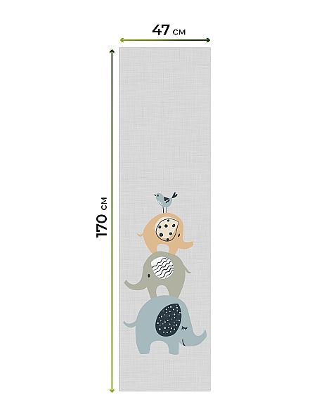 Рулонная штора для кухни для детской Анзара - 648 - 47см - фото 7