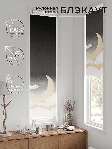 Рулонная штора для кухни для детской Анзара - 651 - 47см