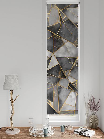 Рулонная штора для кухни для детской Анзара - 652 - 47см - фото 3