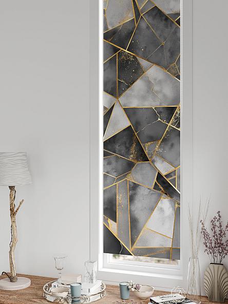 Рулонная штора для кухни для детской Анзара - 652 - 47см - фото 5