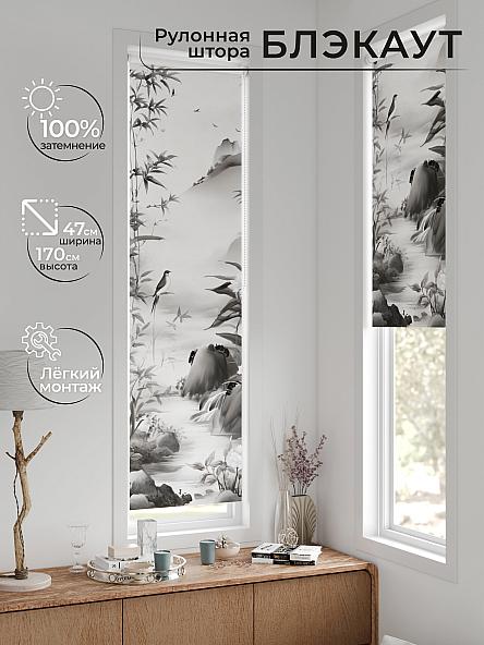 Рулонная штора для кухни для детской Анзара - 657 - 47см