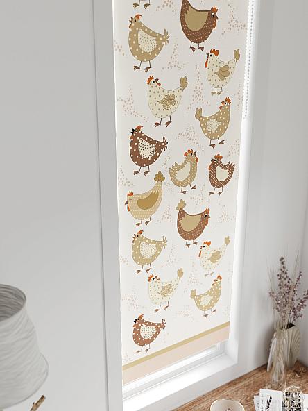 Рулонная штора для кухни для детской Ланетрикс - 591 - 52 см - фото 4