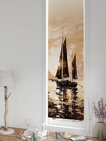 Рулонная штора для кухни для детской Ланетрикс - 603 - 52 см - фото 5