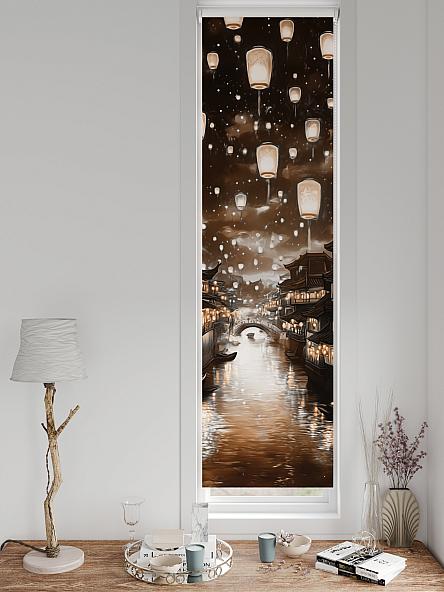 Рулонная штора для кухни для детской Ланетрикс - 611 - 52 см - фото 3