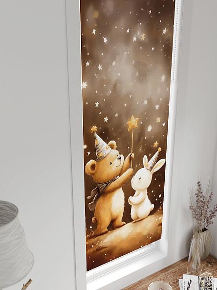 Рулонная штора для кухни для детской Ланетрикс - 616 - 52 см - фото 5